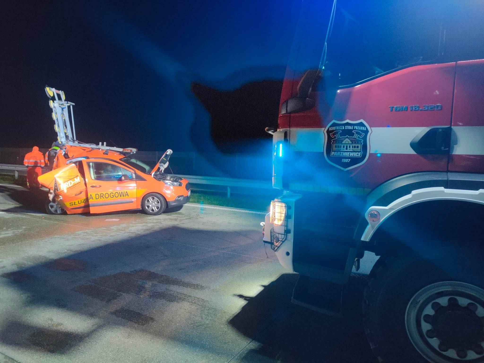 EZG24 Wiadomości Zgierz Wiadomości Wypadek na A1 TIR najechał na