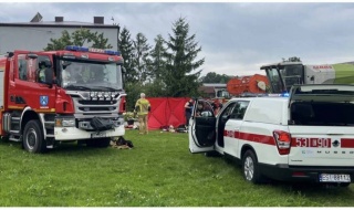 Tragedia w Złoczewie: Rolnik śmiertelnie porażony prądem