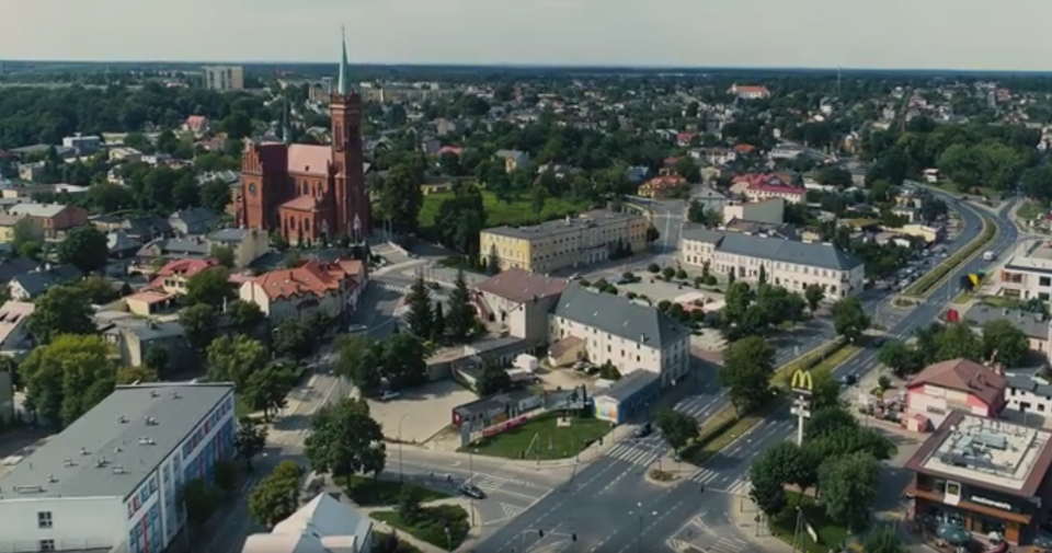 Zgierz z lotu ptaka. Zobacz wyjątkowy film