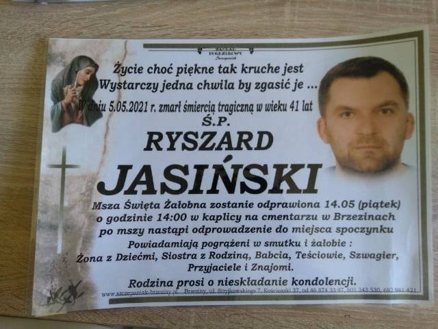 Prezydent RP Andrzej Duda nadał pośmiertnie odznaczenie dla śp. Ryszarda Jasińskiego