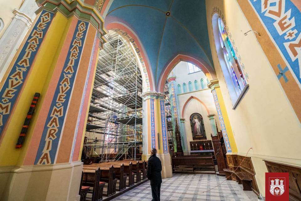 Kolejne prace w w kościele pw. św. Katarzyny Aleksandryjskiej w Zgierzu