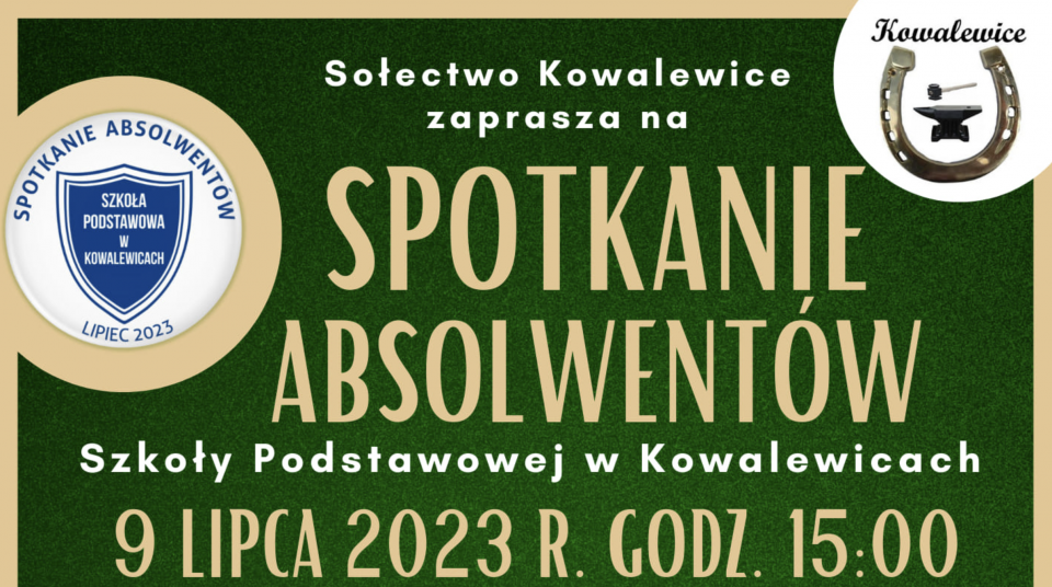 Gmin Parzęczew: W Kowalewicach odbędzie się Spotkanie Absolwentów