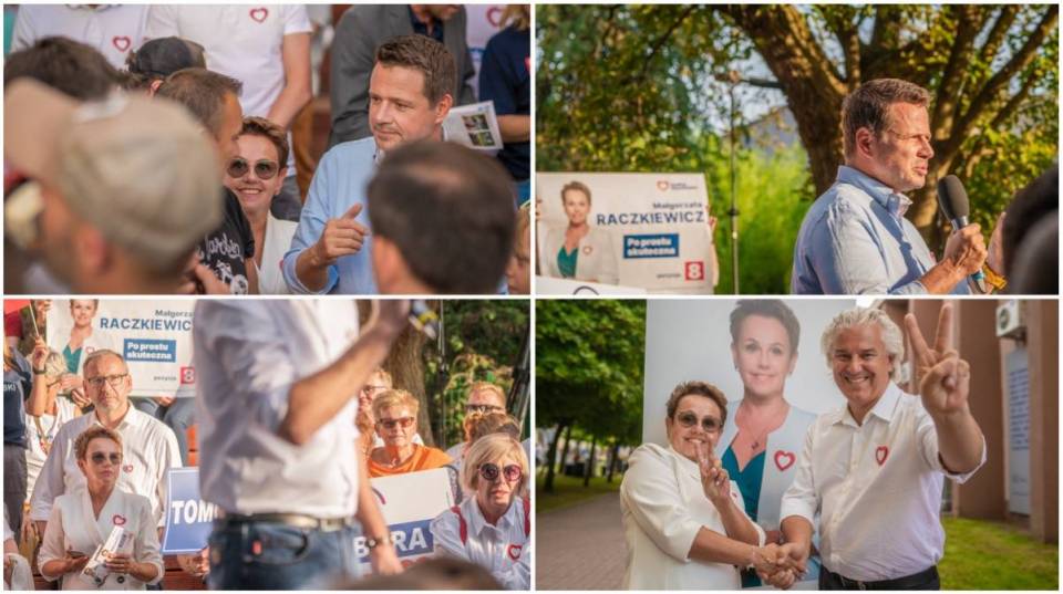 Raczkiewicz Małgorzata rusza z kampanią wyborczą. Rafał Trzaskowski gościem specjalnym podczas pierwszego wiecu wyborczego
