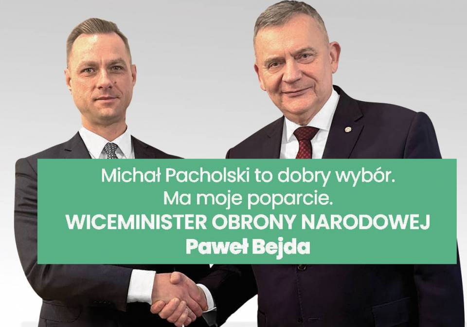 Michał Pacholski z poparciem Wiceministra Pawła Bejdy. Kandydat do Sejmiku Województwa Łódzkiego w rozmowie z naszym portalem